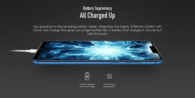 Honor Play Battery